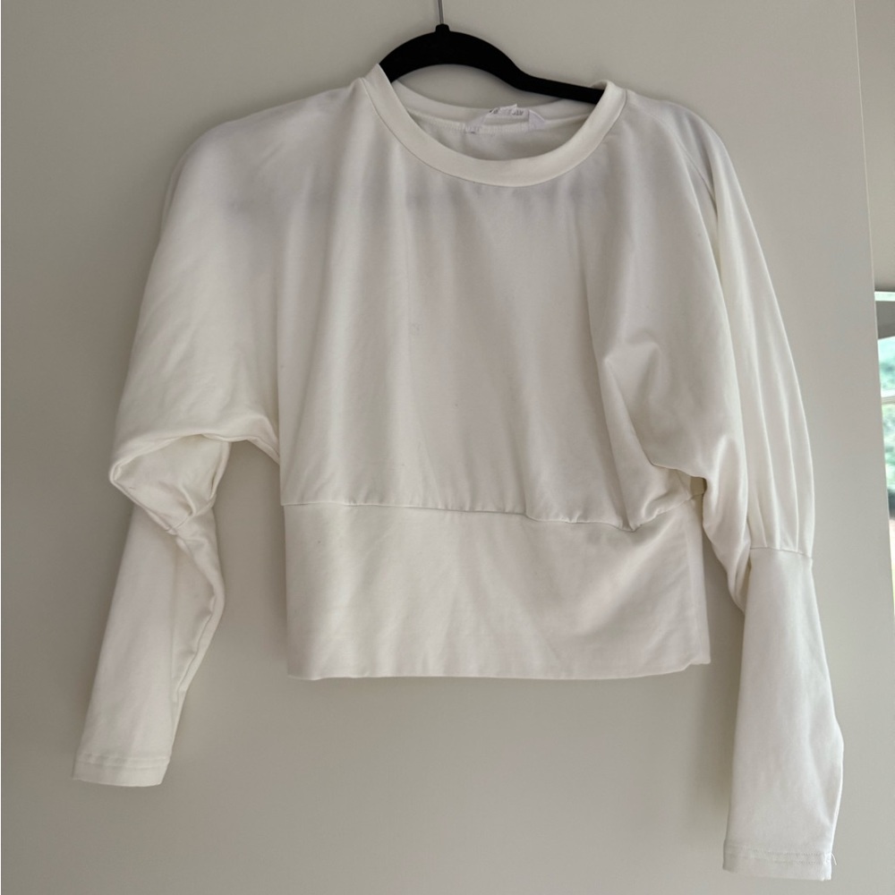 BB Dakota Cream Long Sleeve Top
